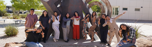 Connexiones banner with student pictures