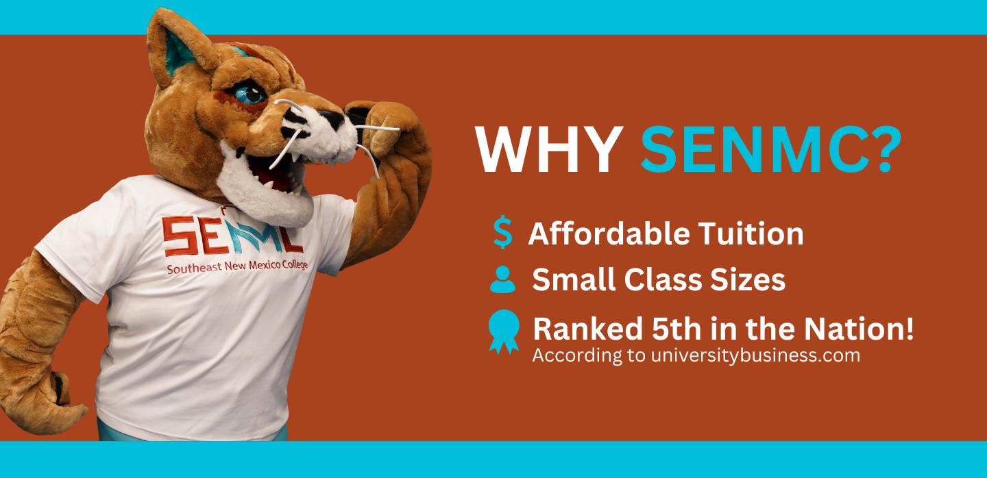 WHY SENMC ? Affordable, Small Classes, abd Ranked 5th in the Nation according to univeristybusiness.com