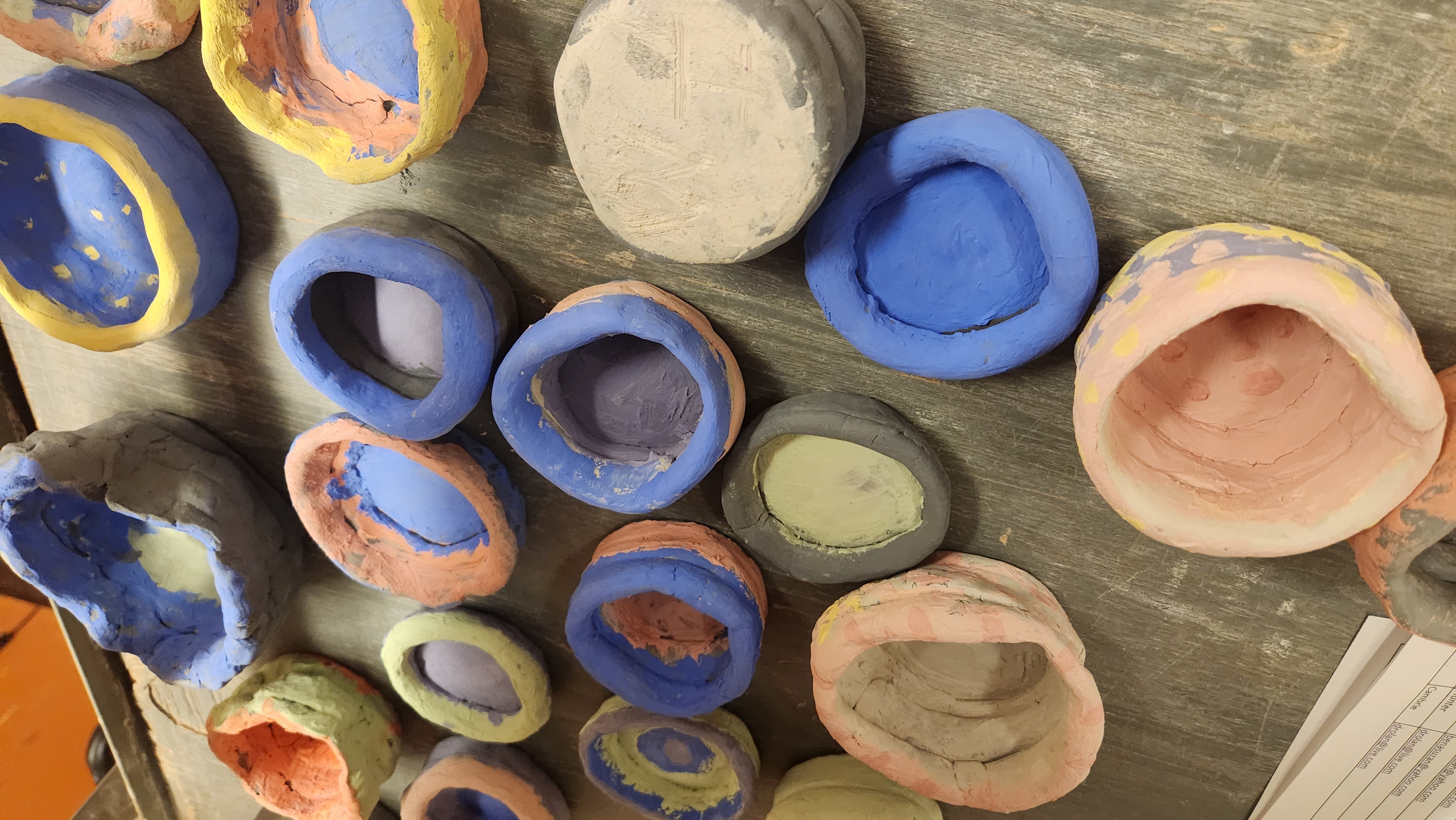 hand made pots